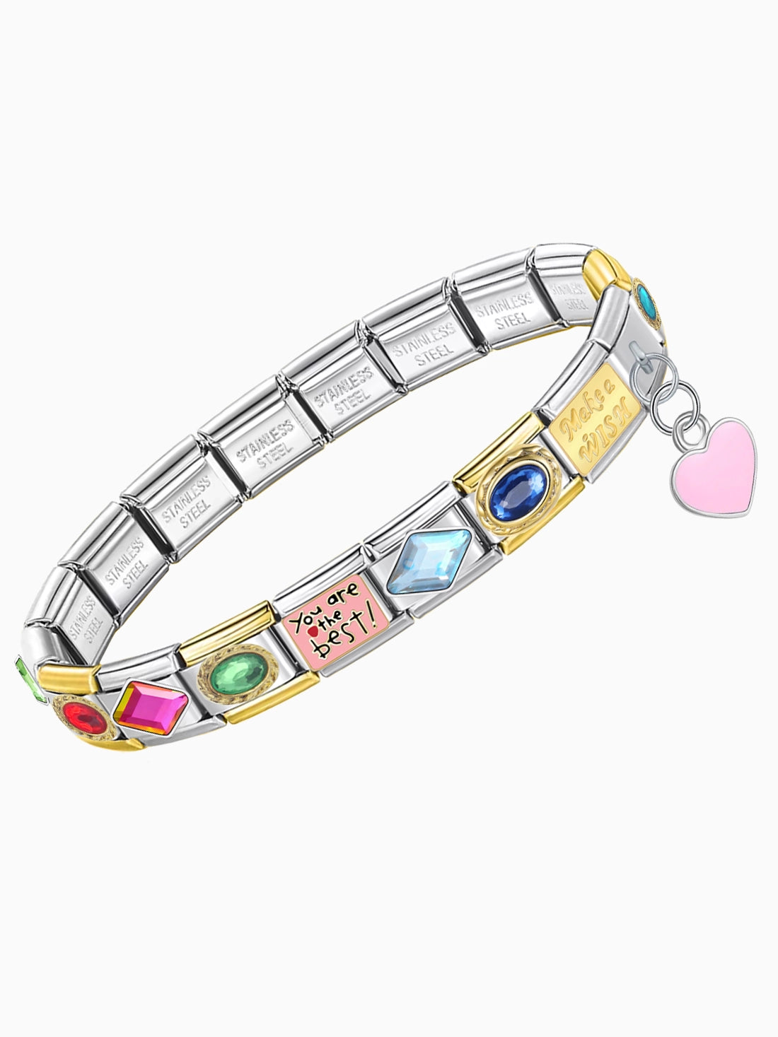 Bedazzled Charm Bracelet