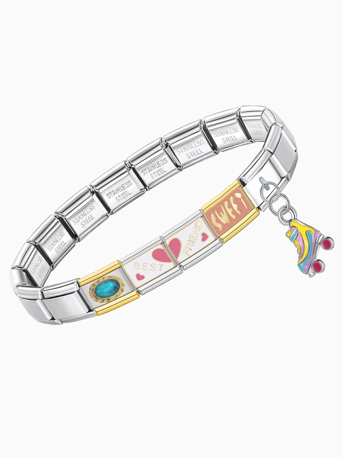 Best Friend "Silver Edition" Charm Bracelet
