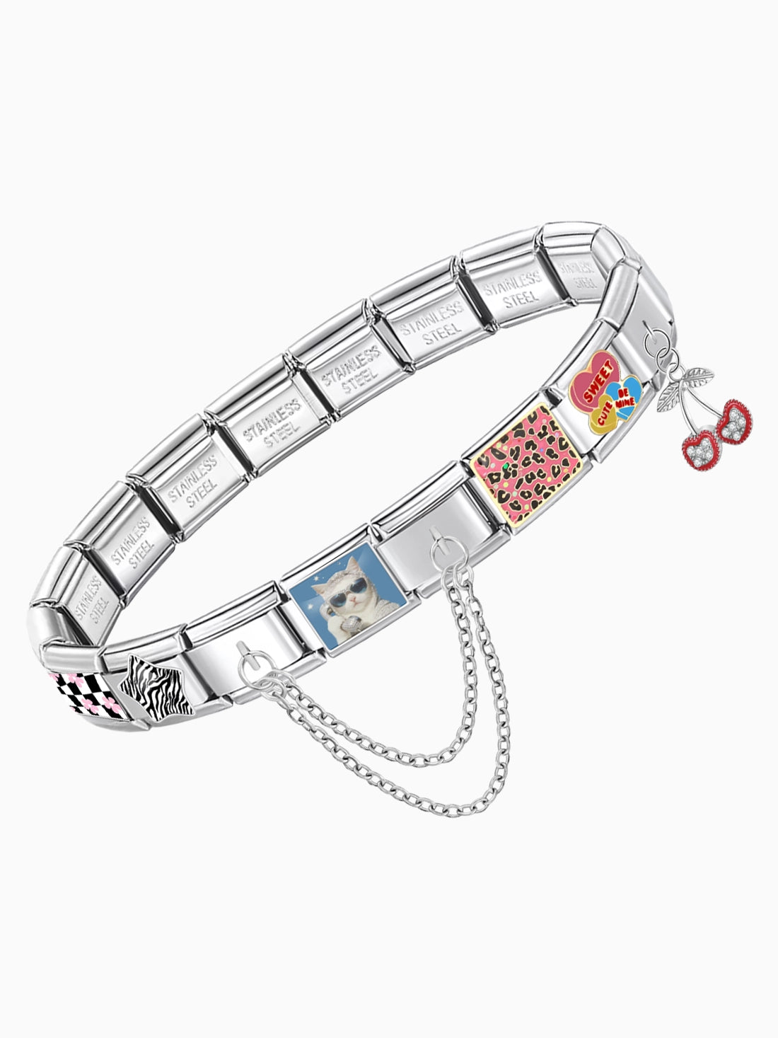 Y2K Era Charm Bracelet