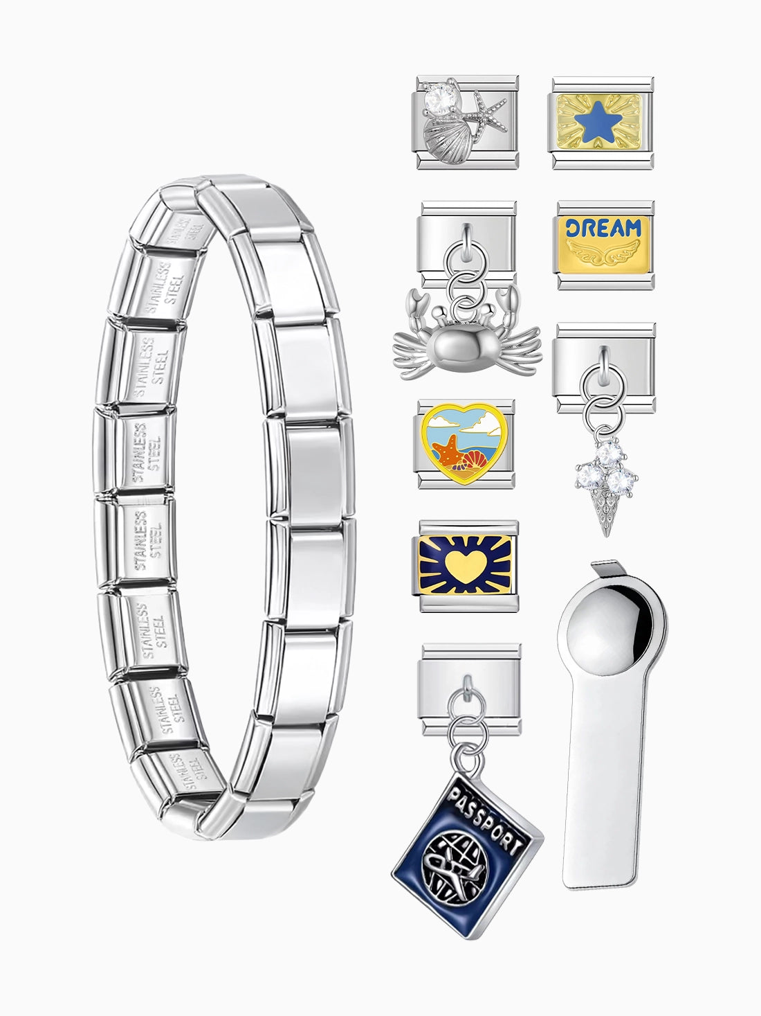 Endless Summer Silver Ed. Charm Bracelet