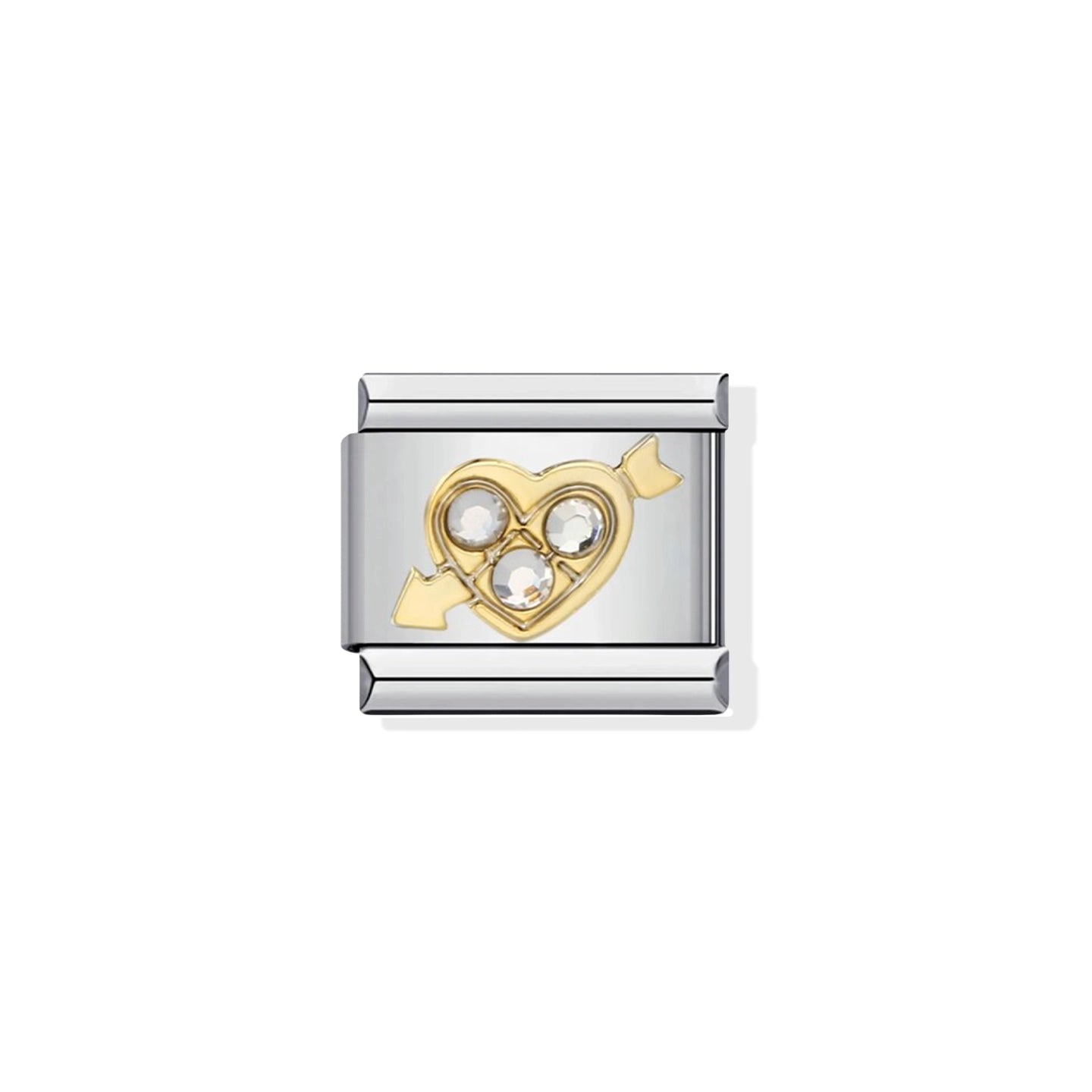 Heart & Diamonds Charm