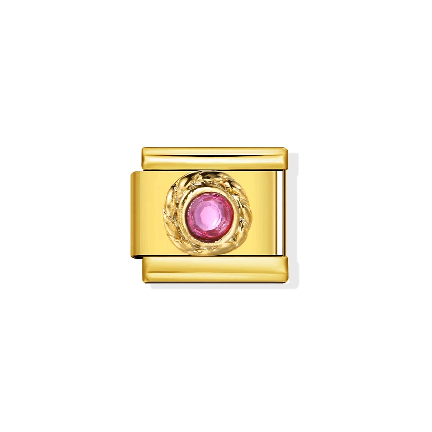 Pink Gemstone Charm