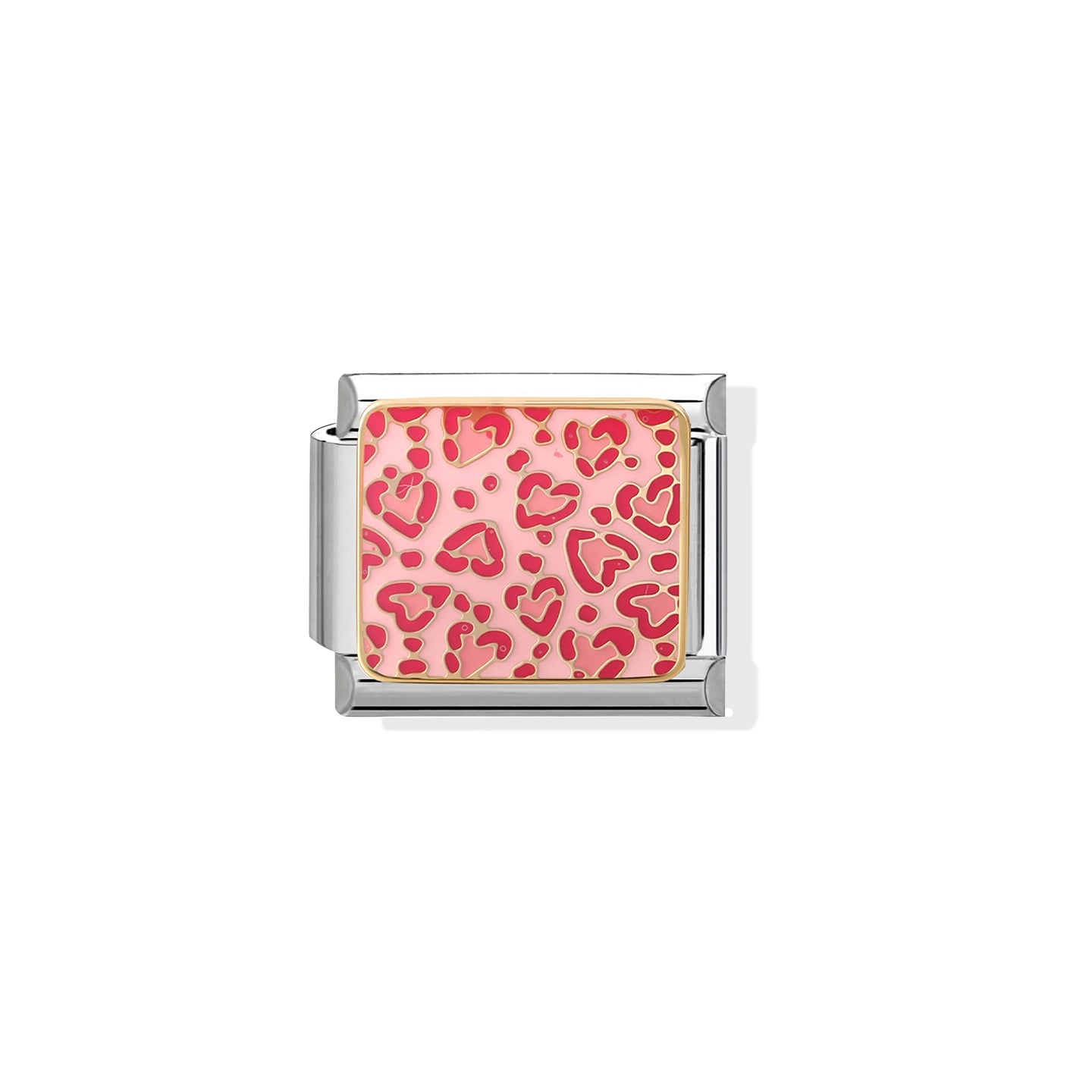 Pink Leopard Pattern Charm