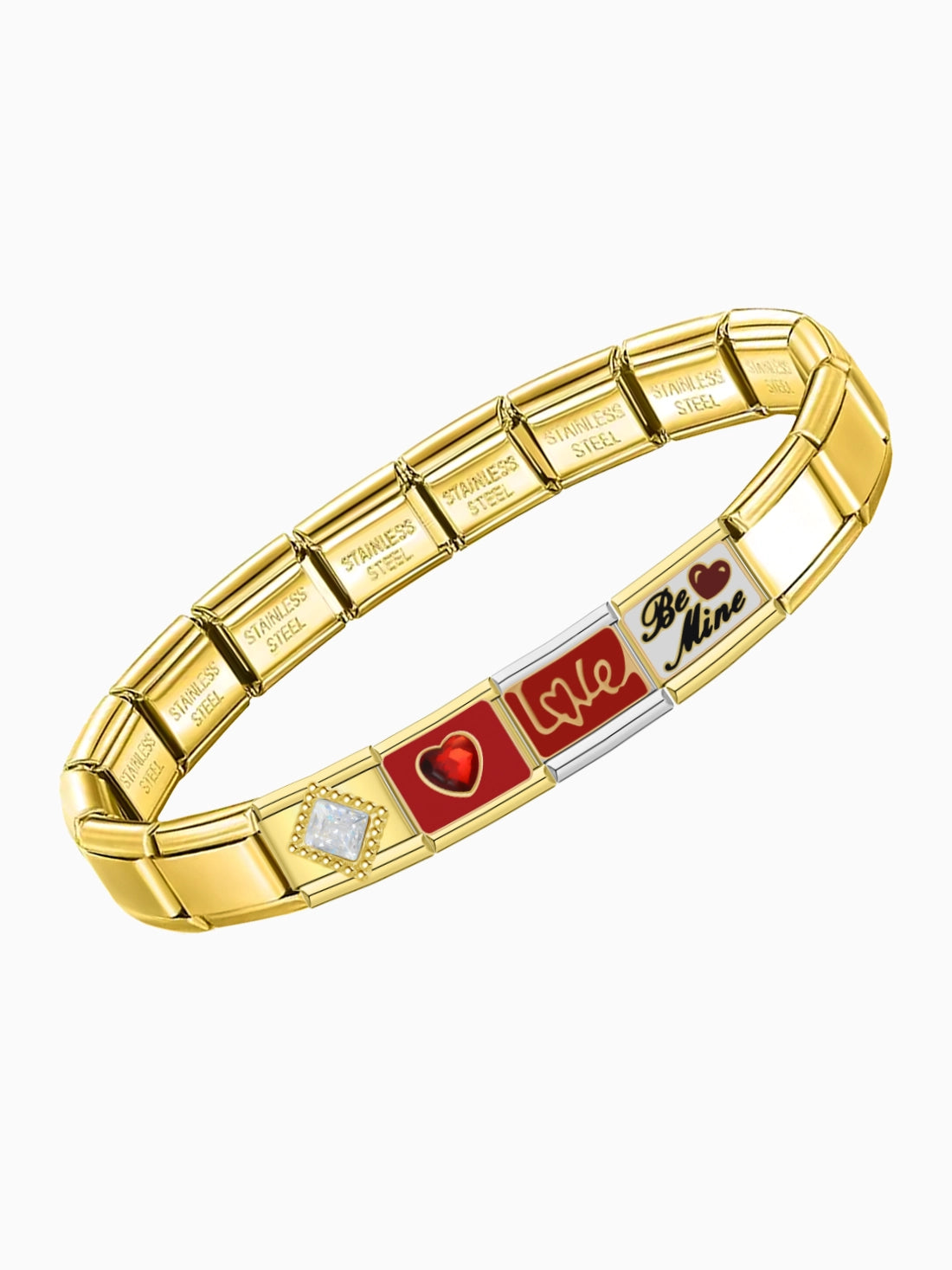 Love-Locked Charm Bracelet