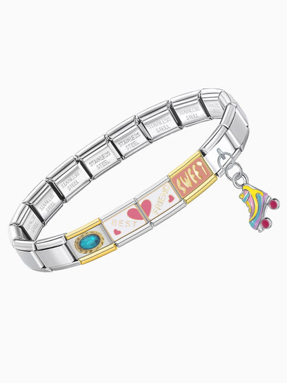 Best Friend "Silver Edition" Charm Bracelet