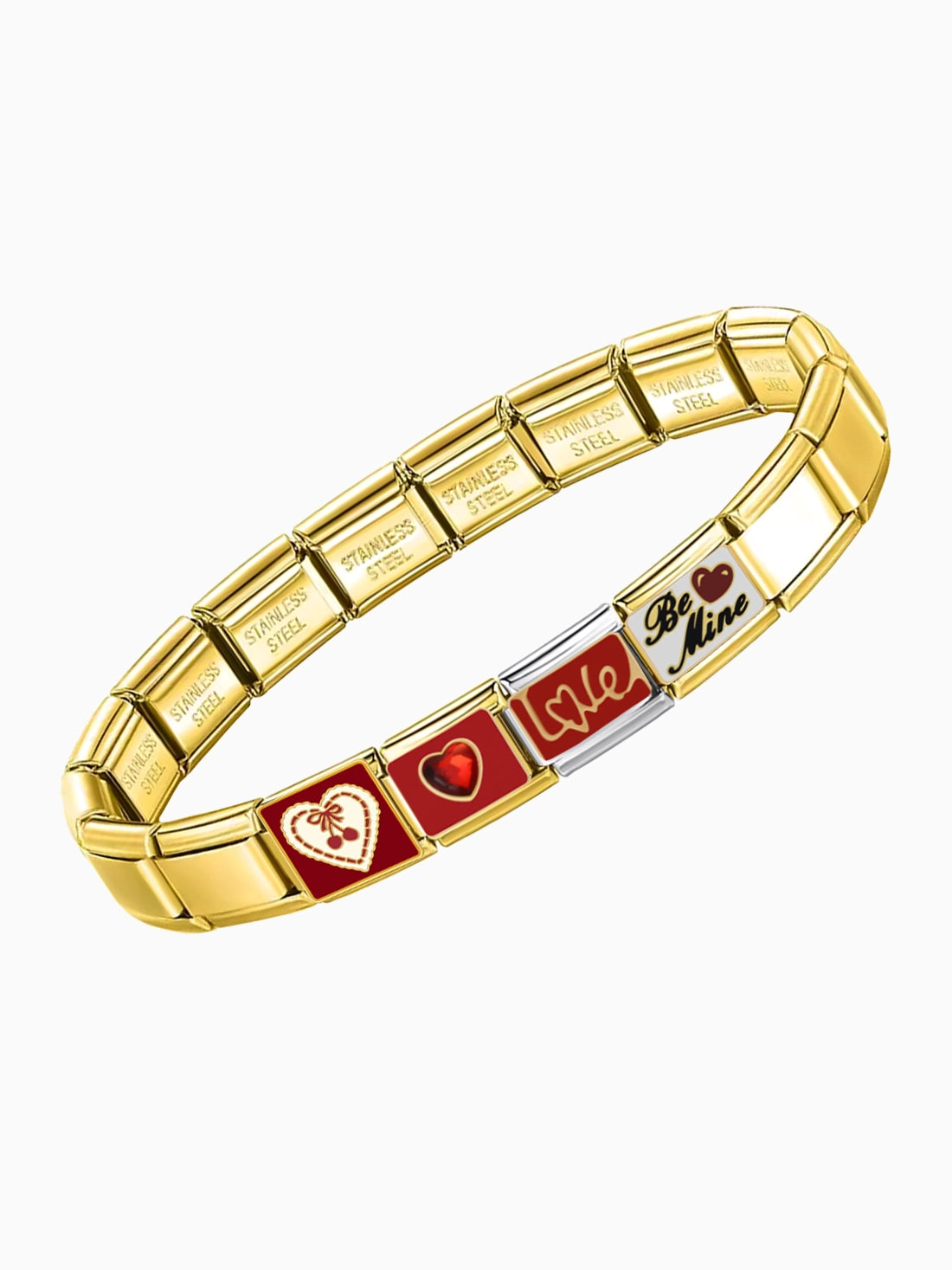 Love-Locked Charm Bracelet