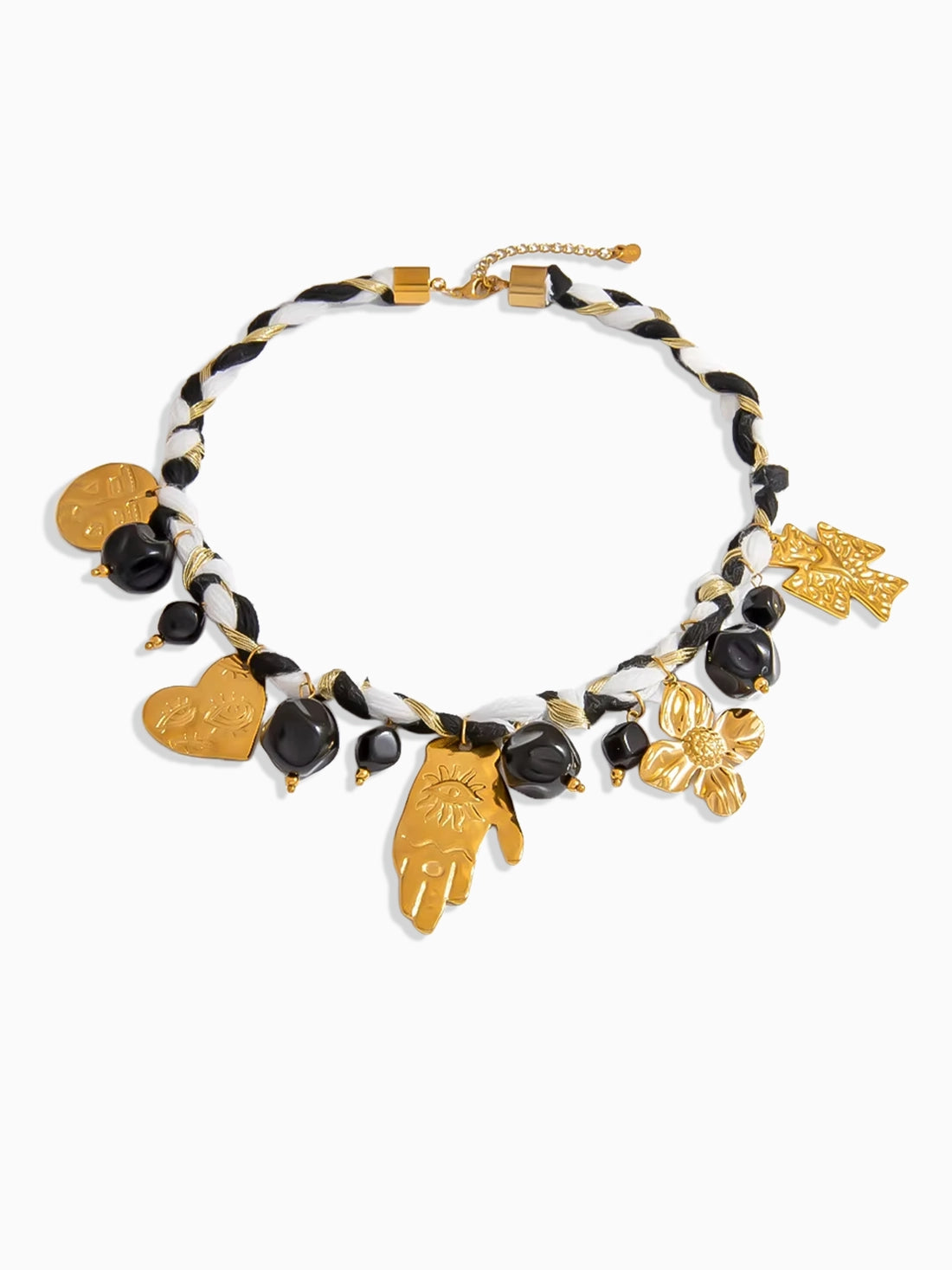 Monochrome Charm Necklace