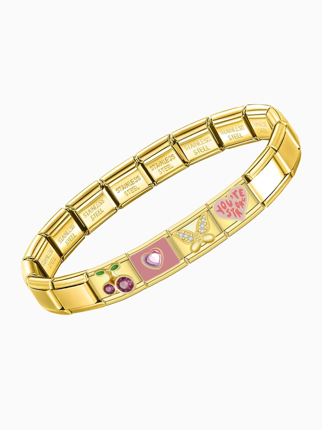 Pink Revenge Charm Bracelet