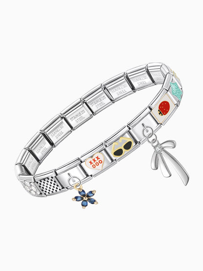 Pinterest Girl Silver Ed. Charm Bracelet