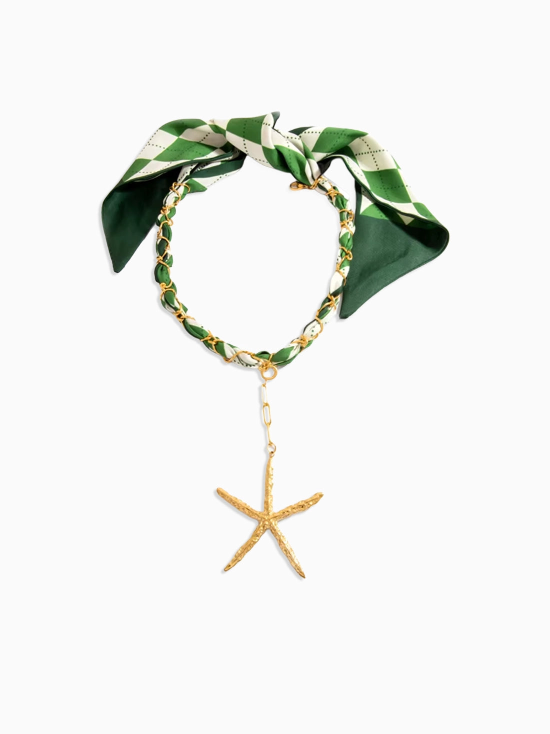 Starfish Scarf Necklace