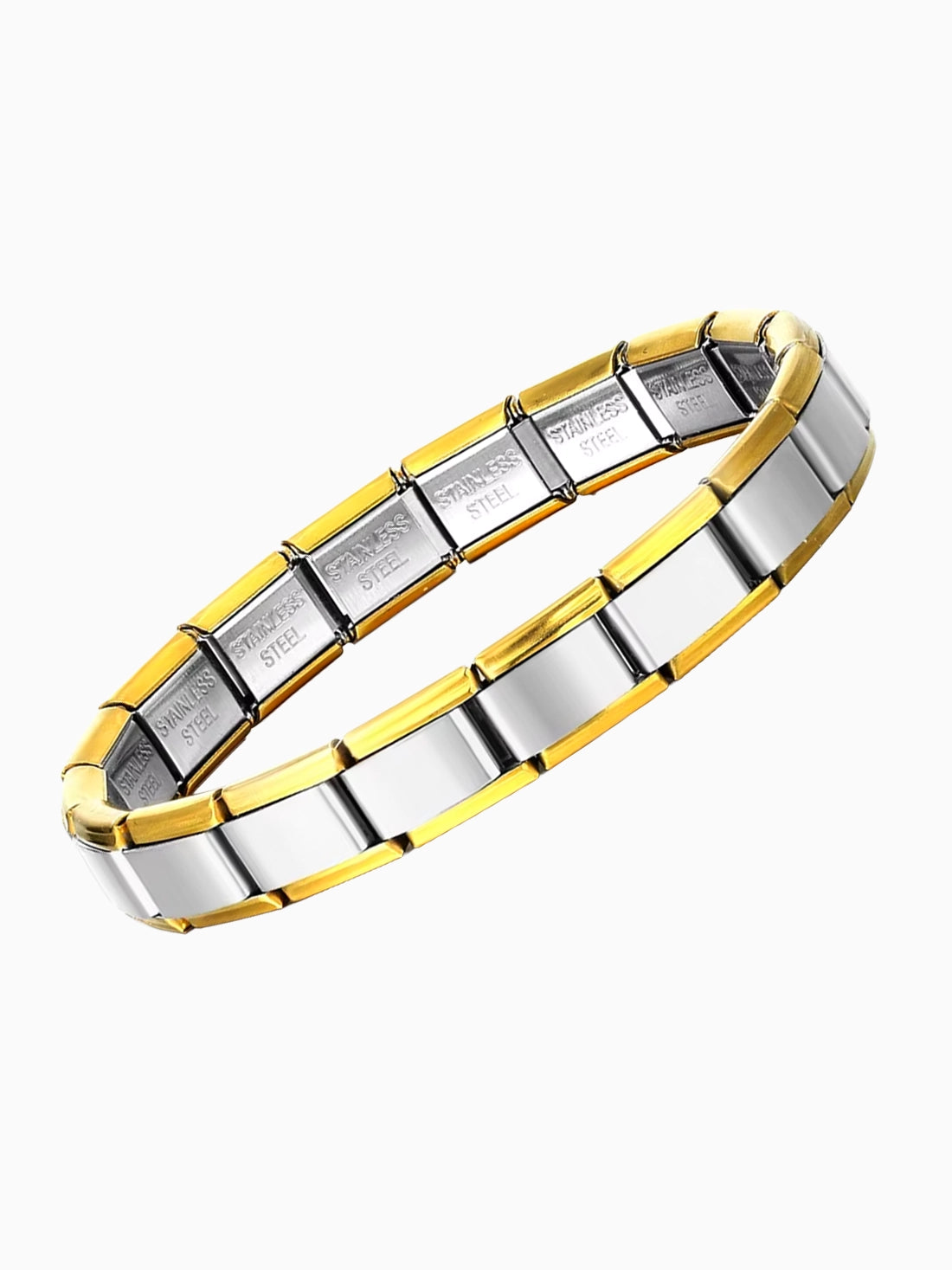 Two-Tone Charm Bracelet