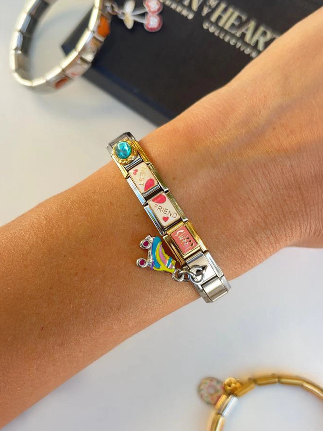 Best Friend "Silver Edition" Charm Bracelet