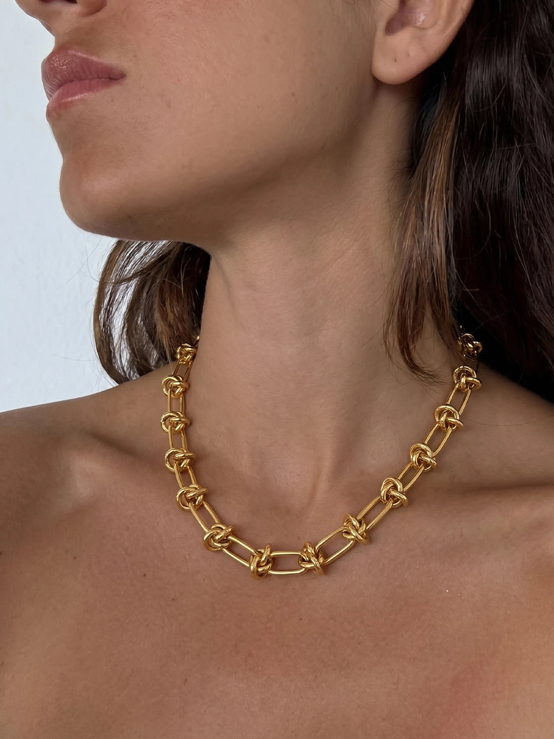 Knotted Chain Necklace