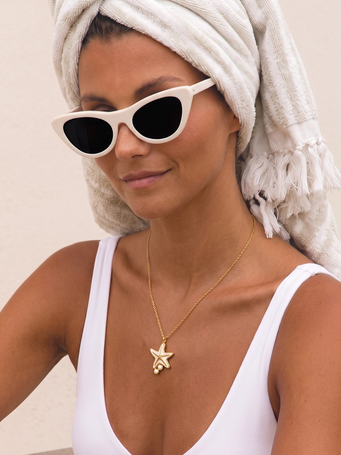 Starfish Pearl Necklace