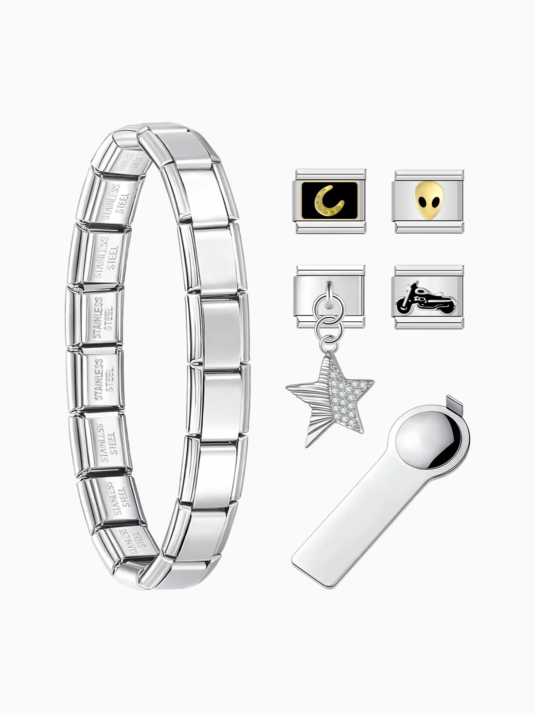 Cosmic Rider Charm Bracelet