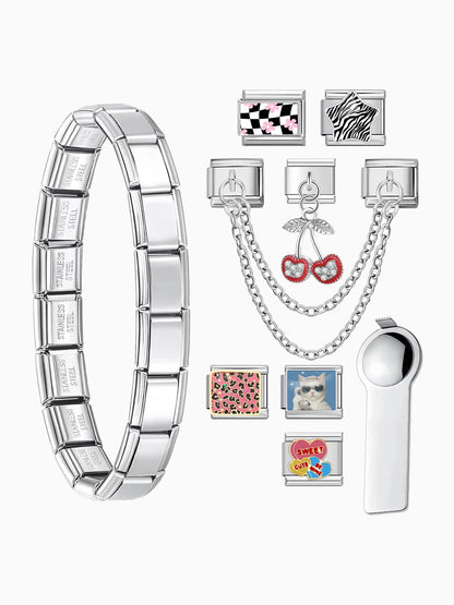 Y2K Era Charm Bracelet