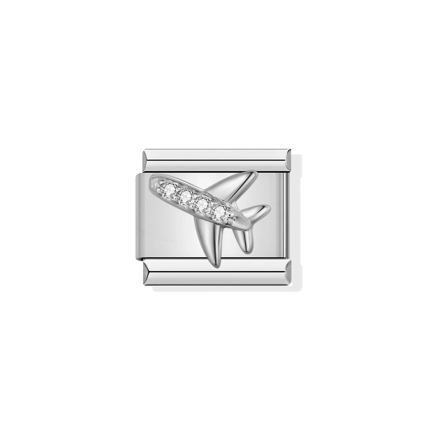 Airplane Silver Charm