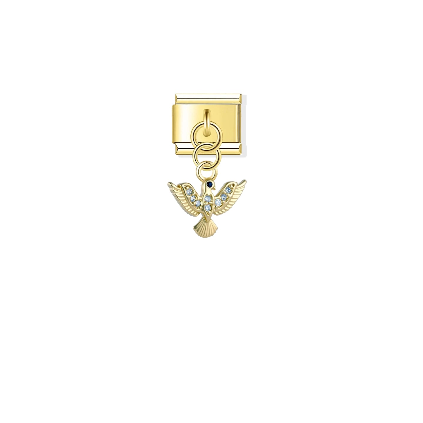 Bird Gold Pendant Charm