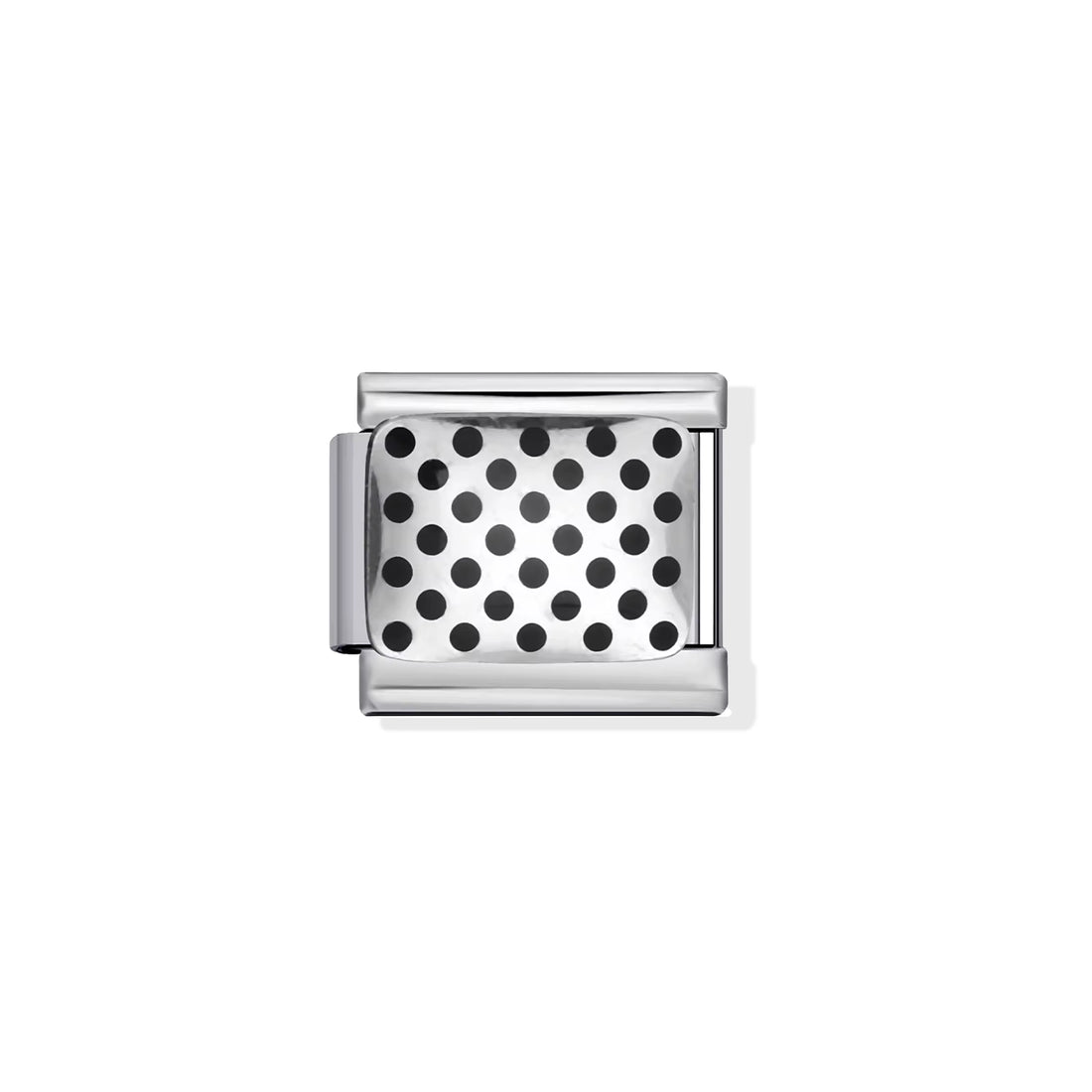 Black Bolka Dots Charm