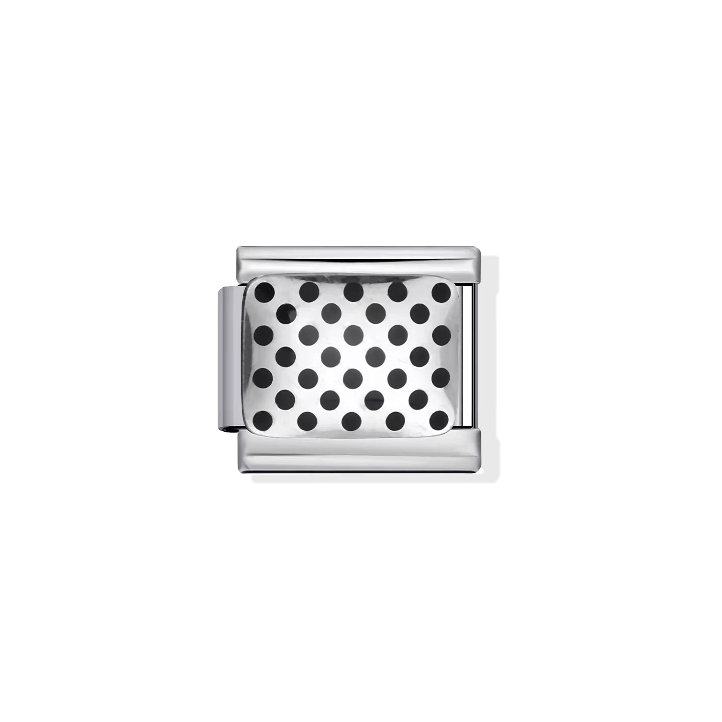 Black Bolka Dots Charm