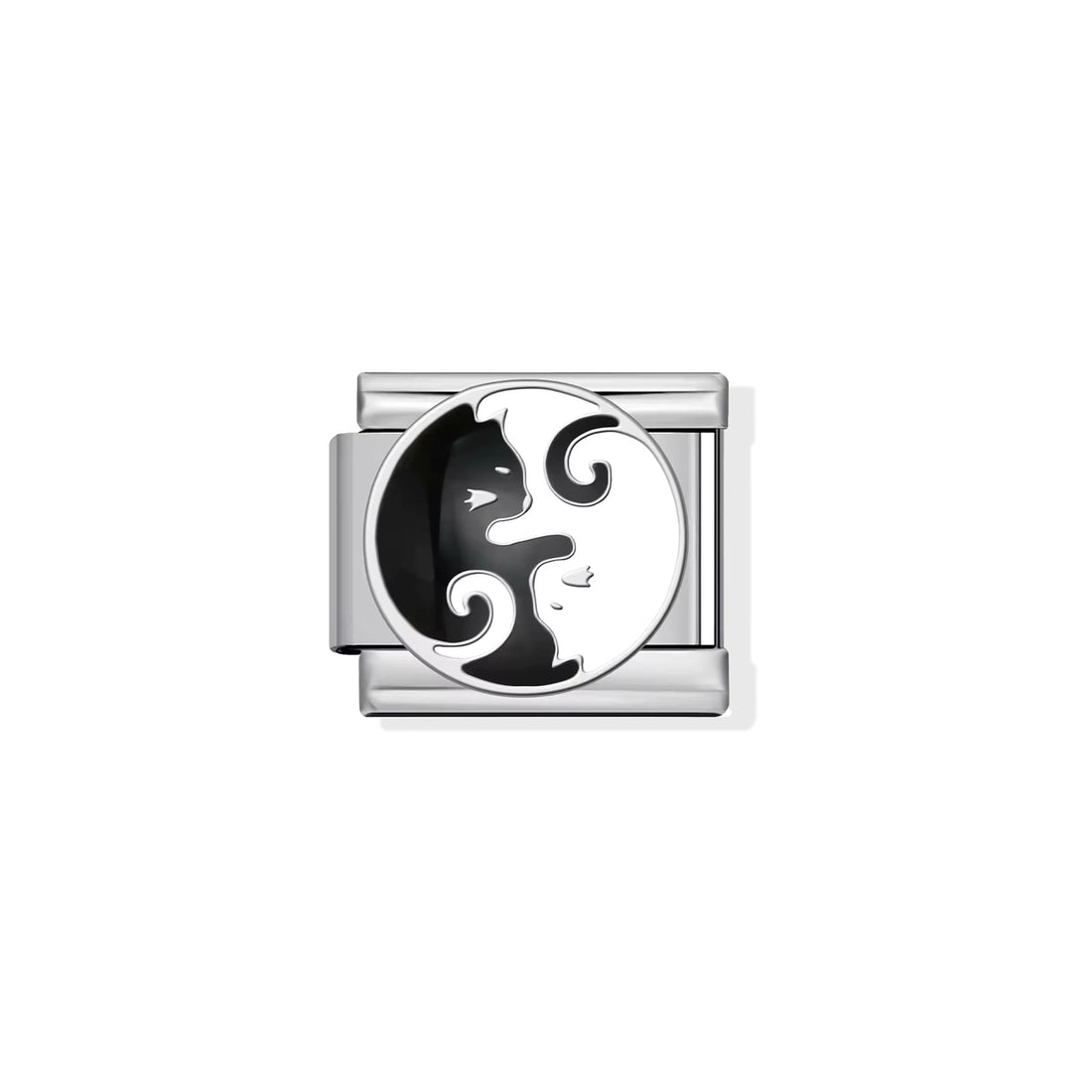 Black and White Cats Charm