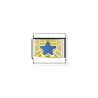 Blue Star Charm
