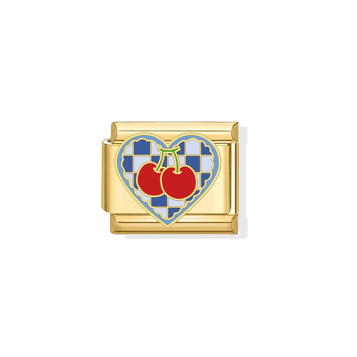 Cherry Heart Charm