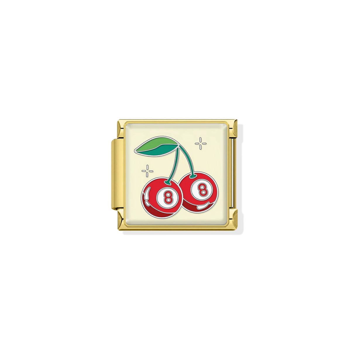 Cherry 8 Ball Charm