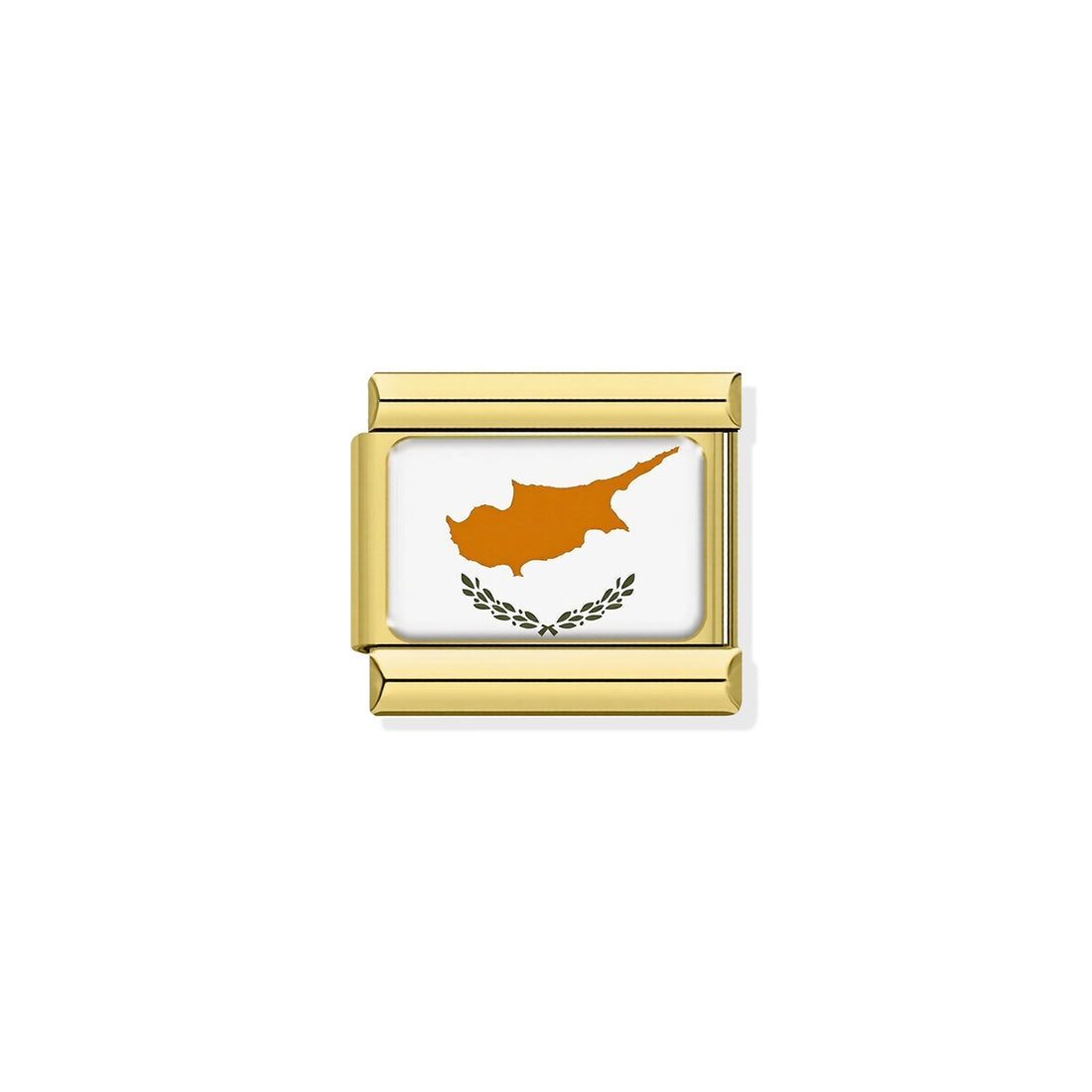 Flag of Cyprus Gold Charm