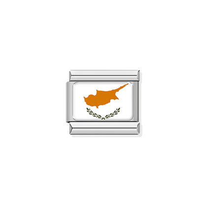 Flag of Cyprus Gold Charm