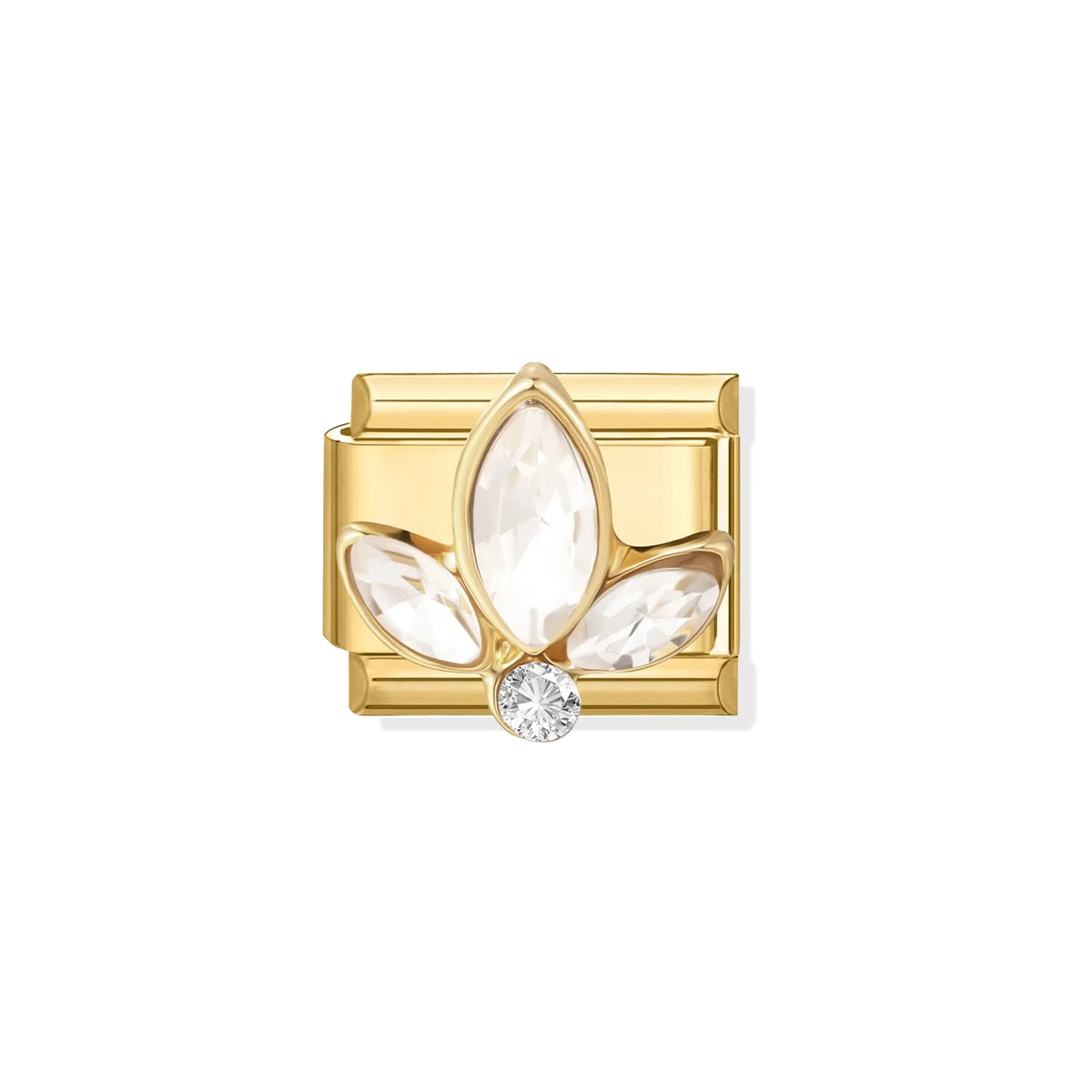 Diamond leave Charm