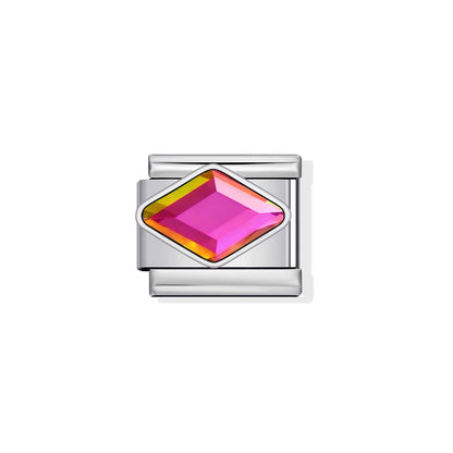 Rhombus Stone Charm