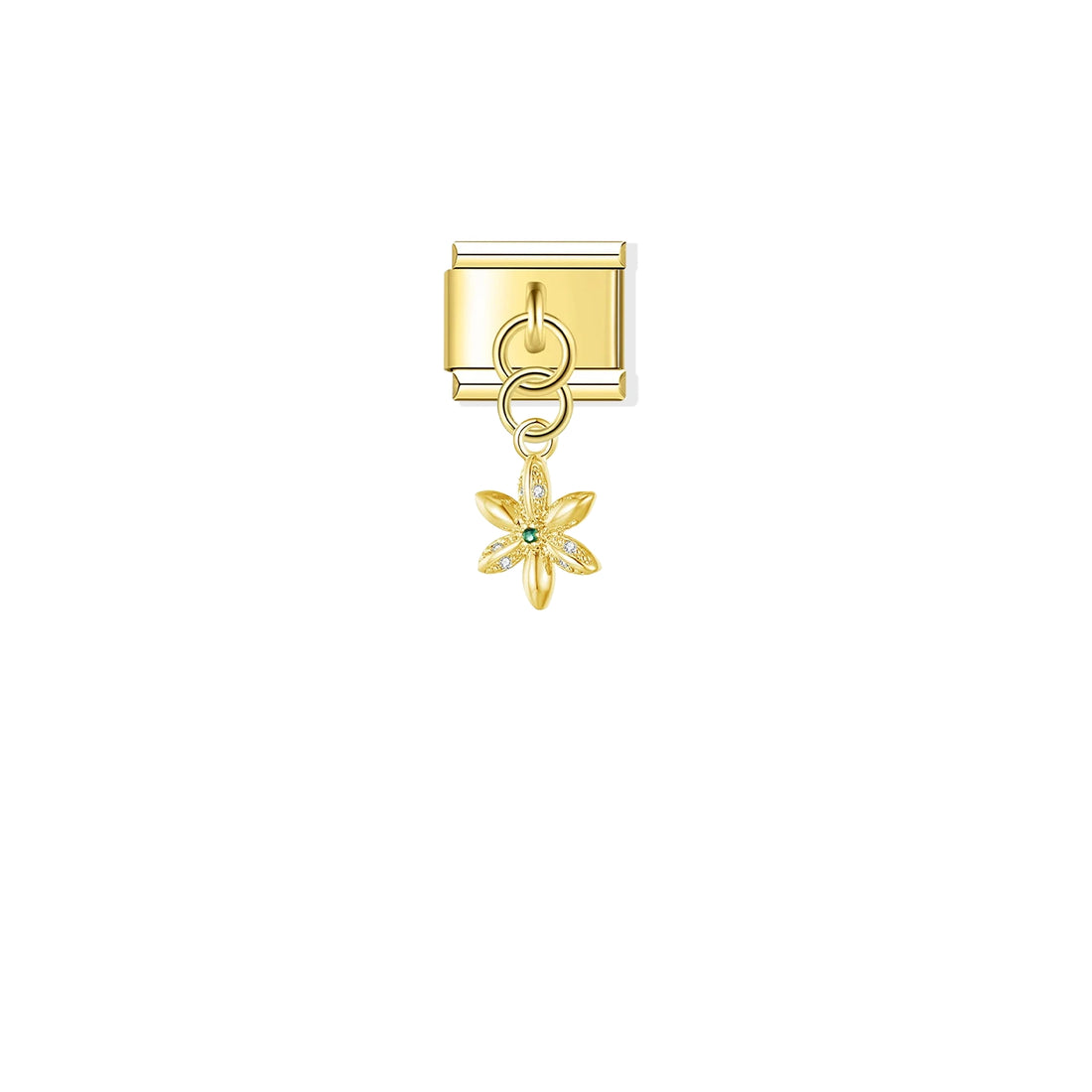 Gold Daisy Pendant Charm
