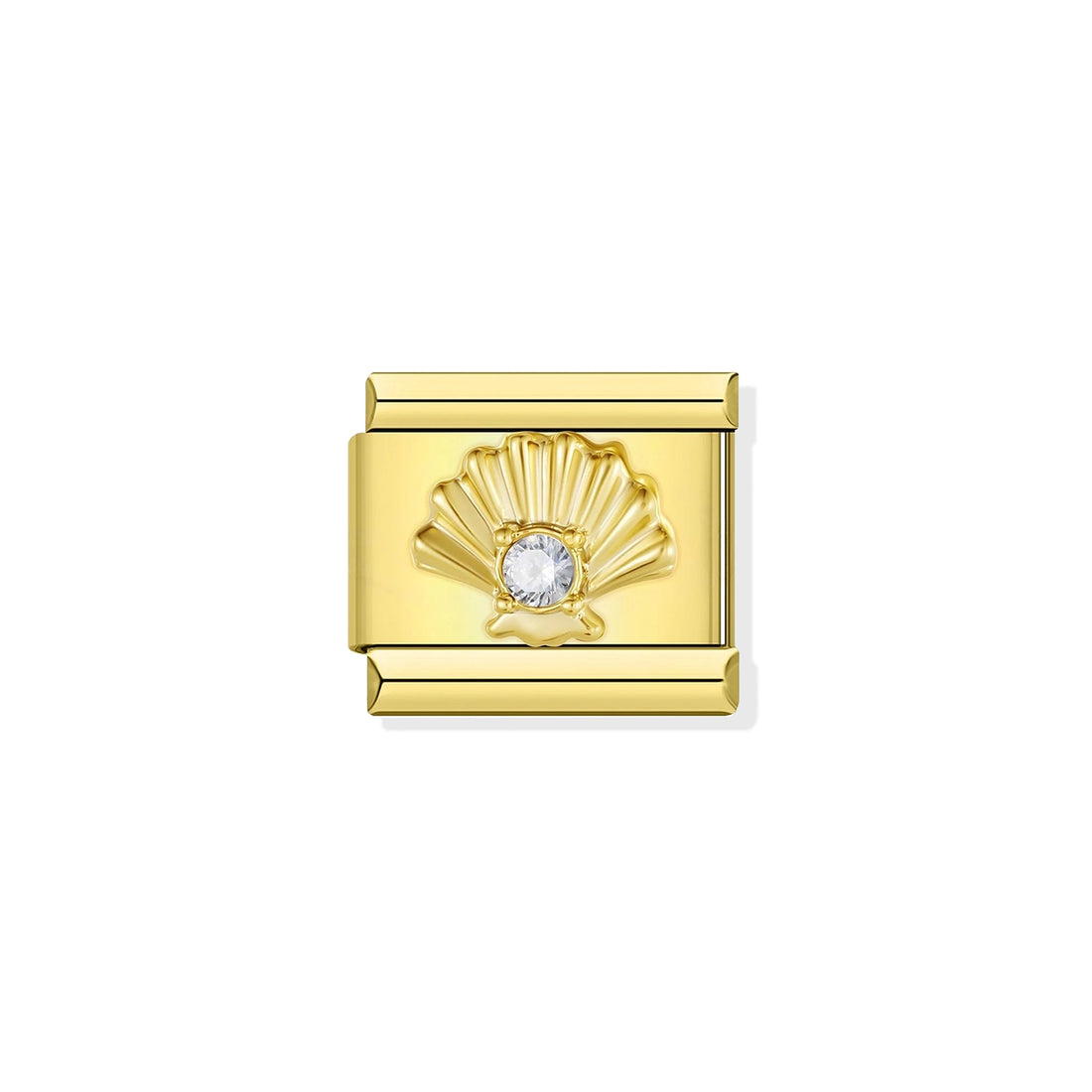 Golden Shell Gold Charm