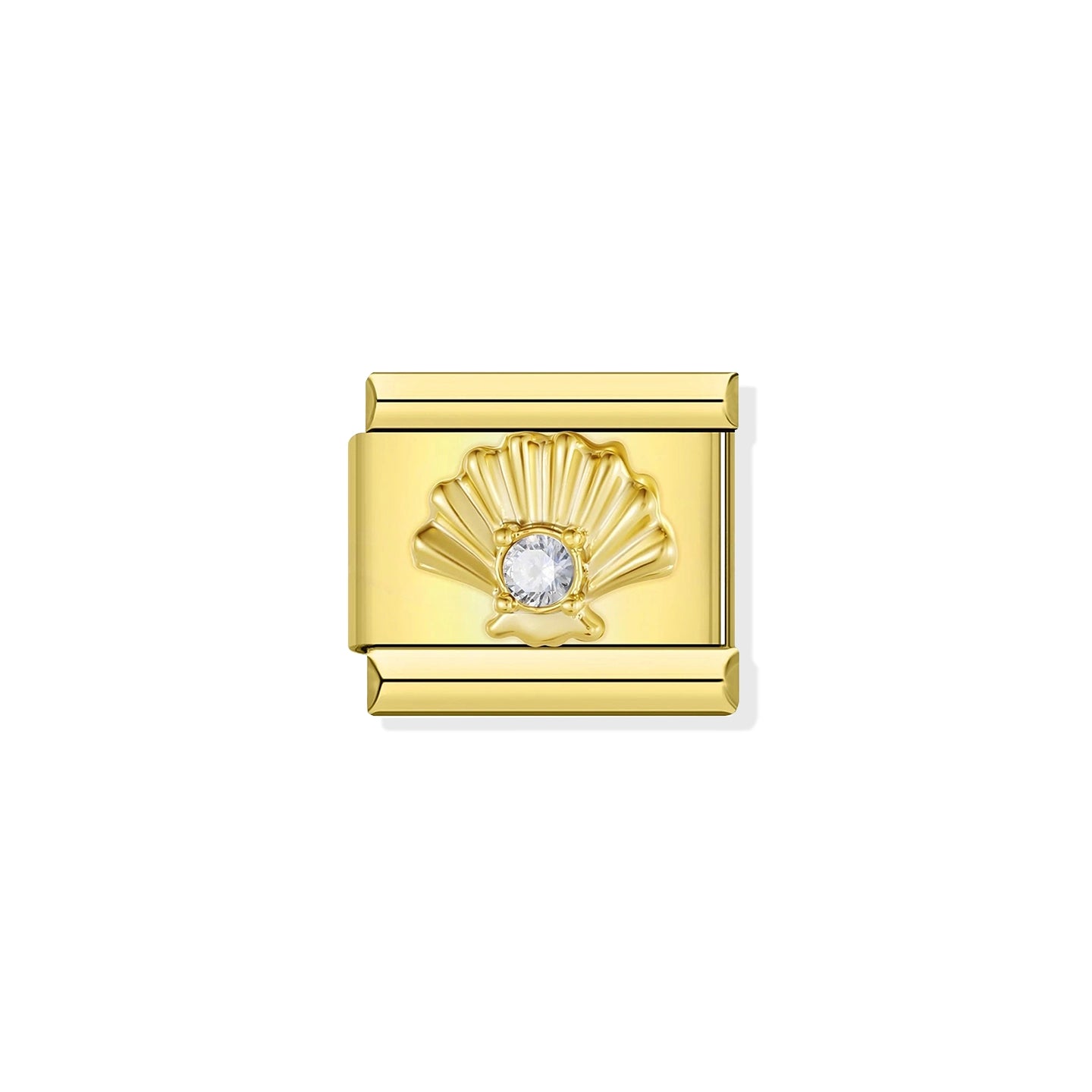 Golden Shell Gold Charm
