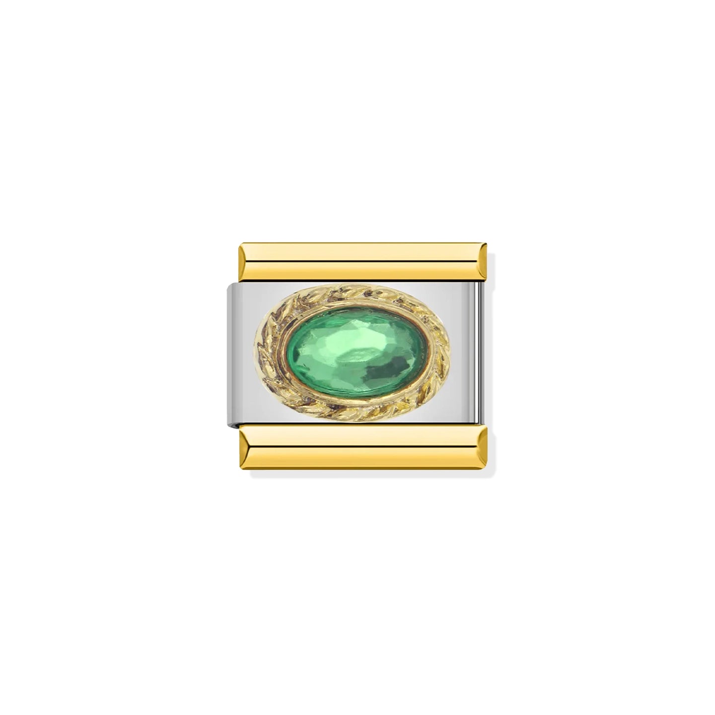 Green Stone Charm