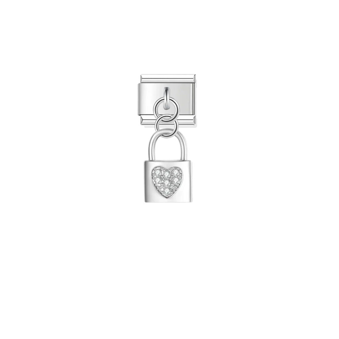 Heart Lock Pendant Charm