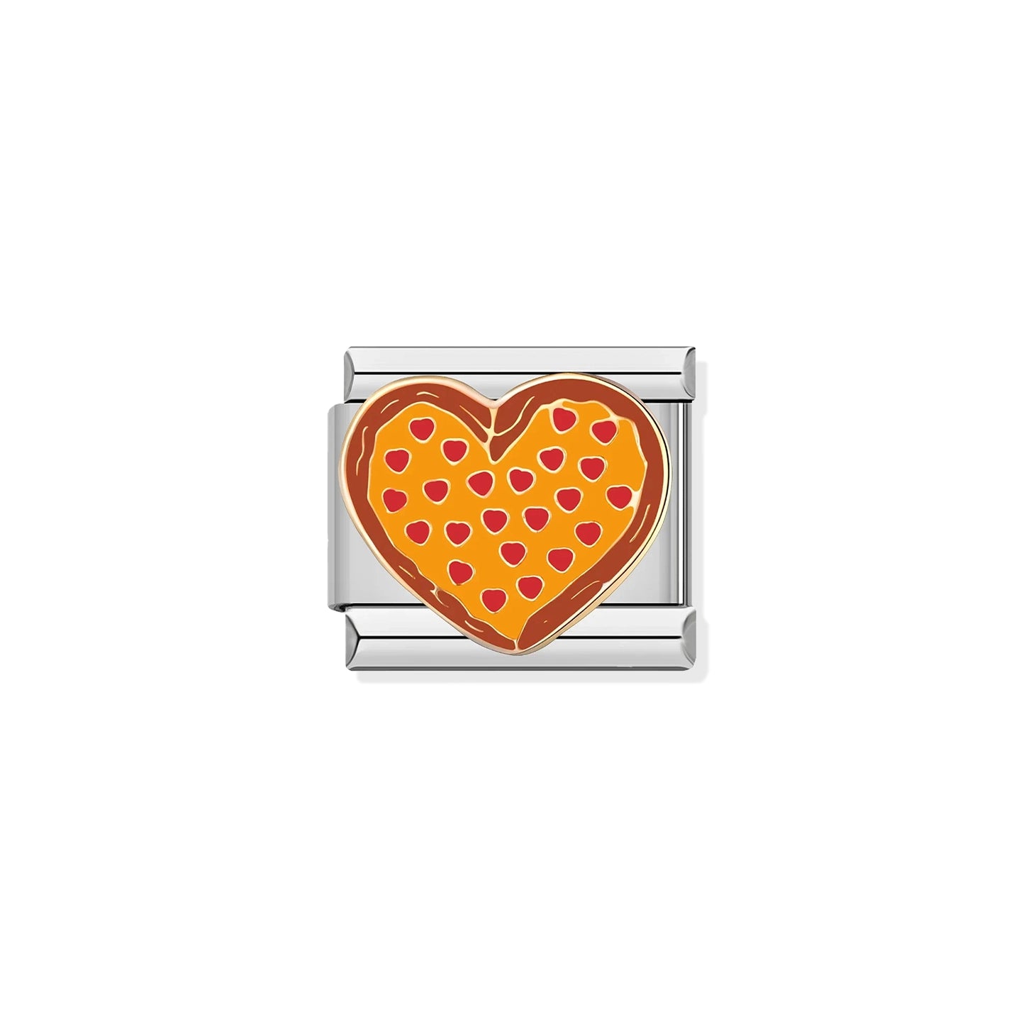 Heart Shaped Pizza Charm