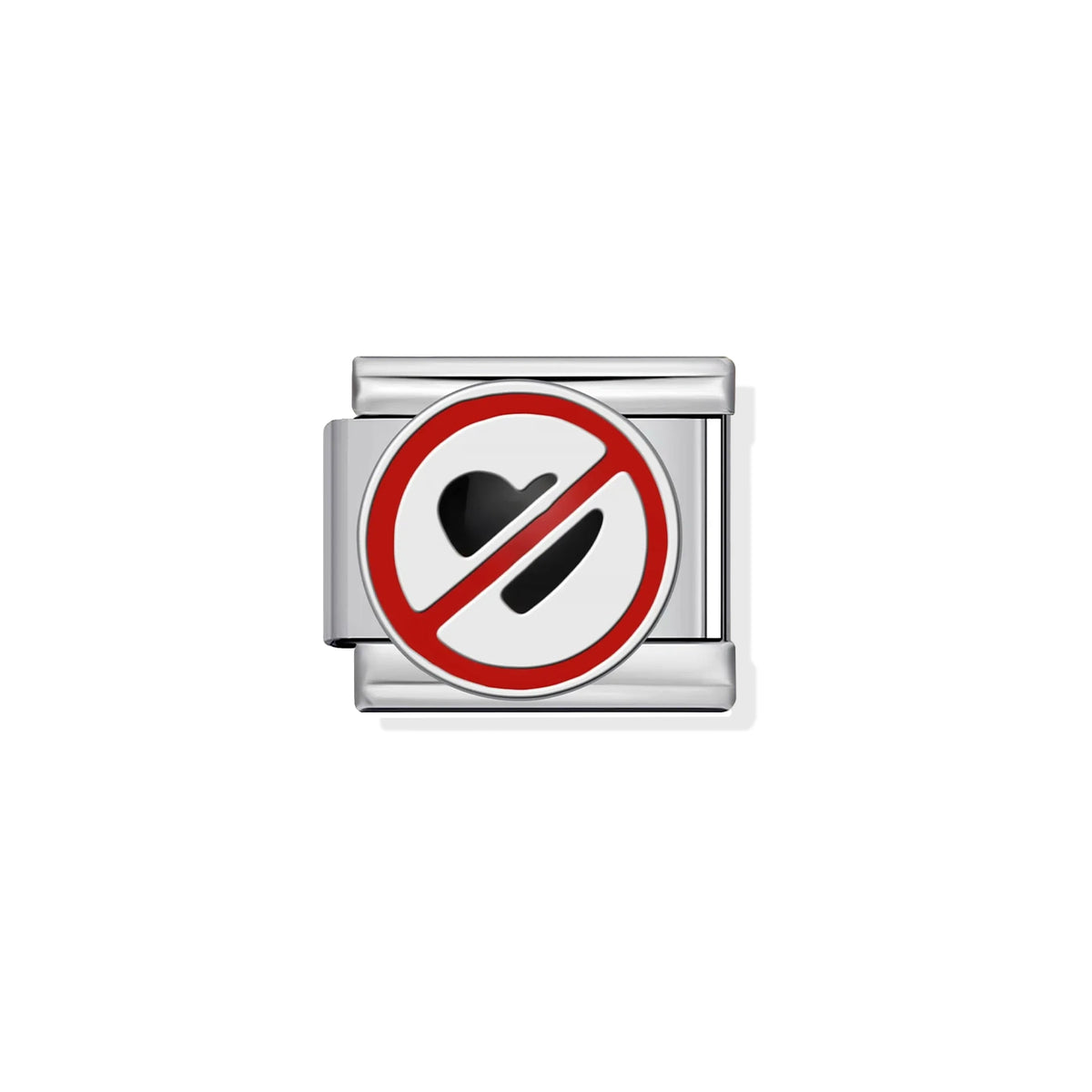 No Love Sign Charm