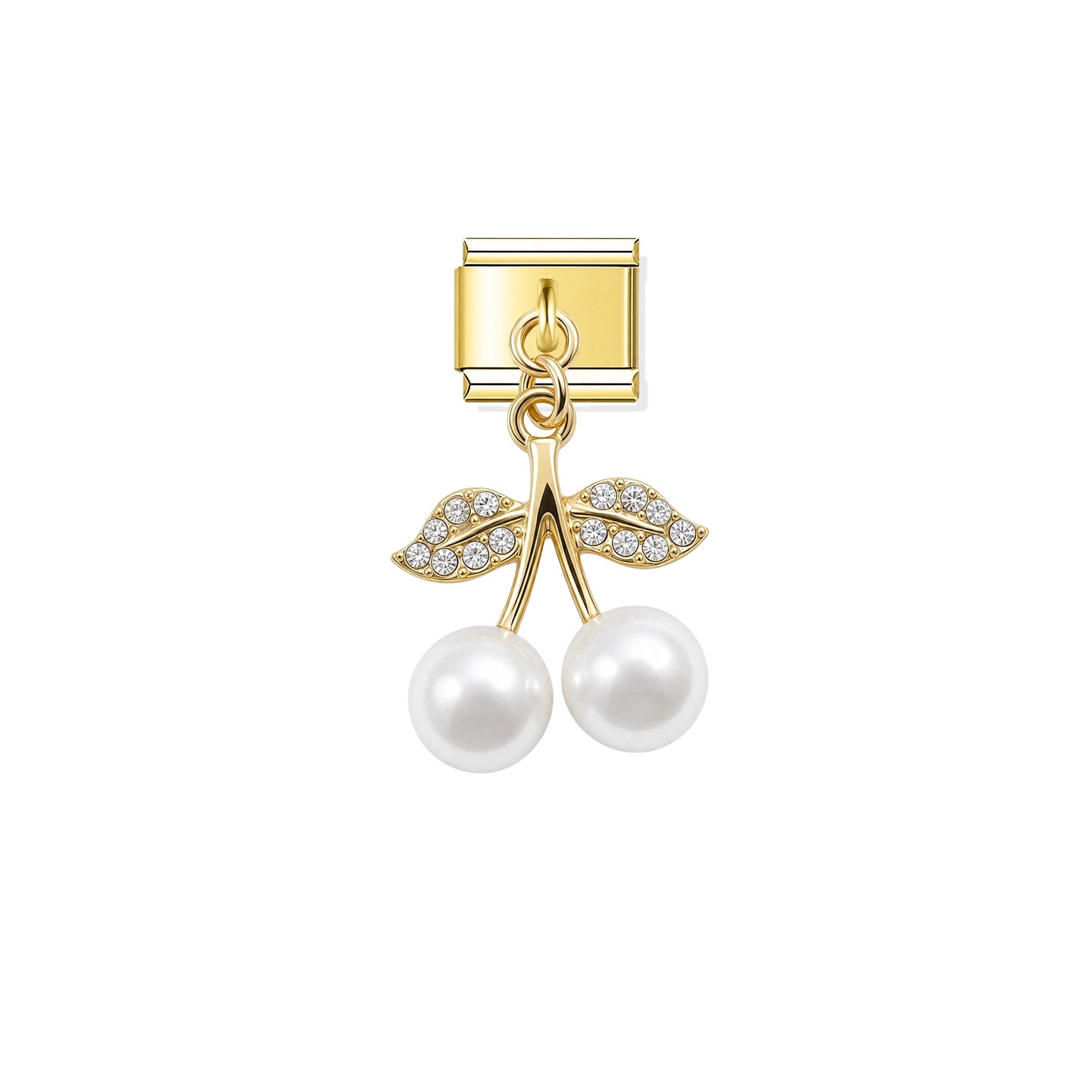 Pearl Cherry Pendant Charm