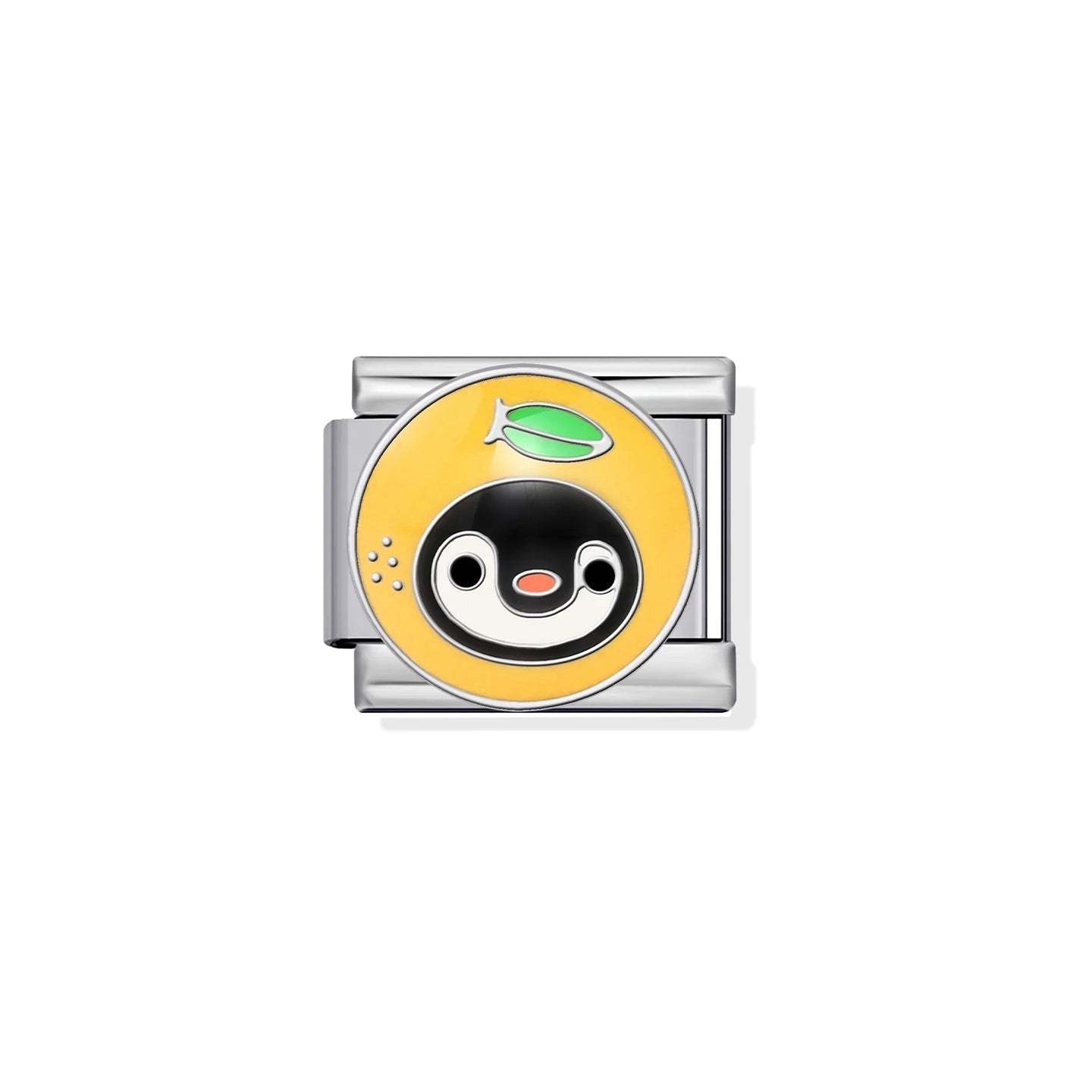 Penguin with Leaf Charm