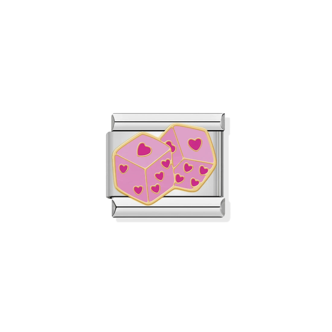 Pink Dice Charm