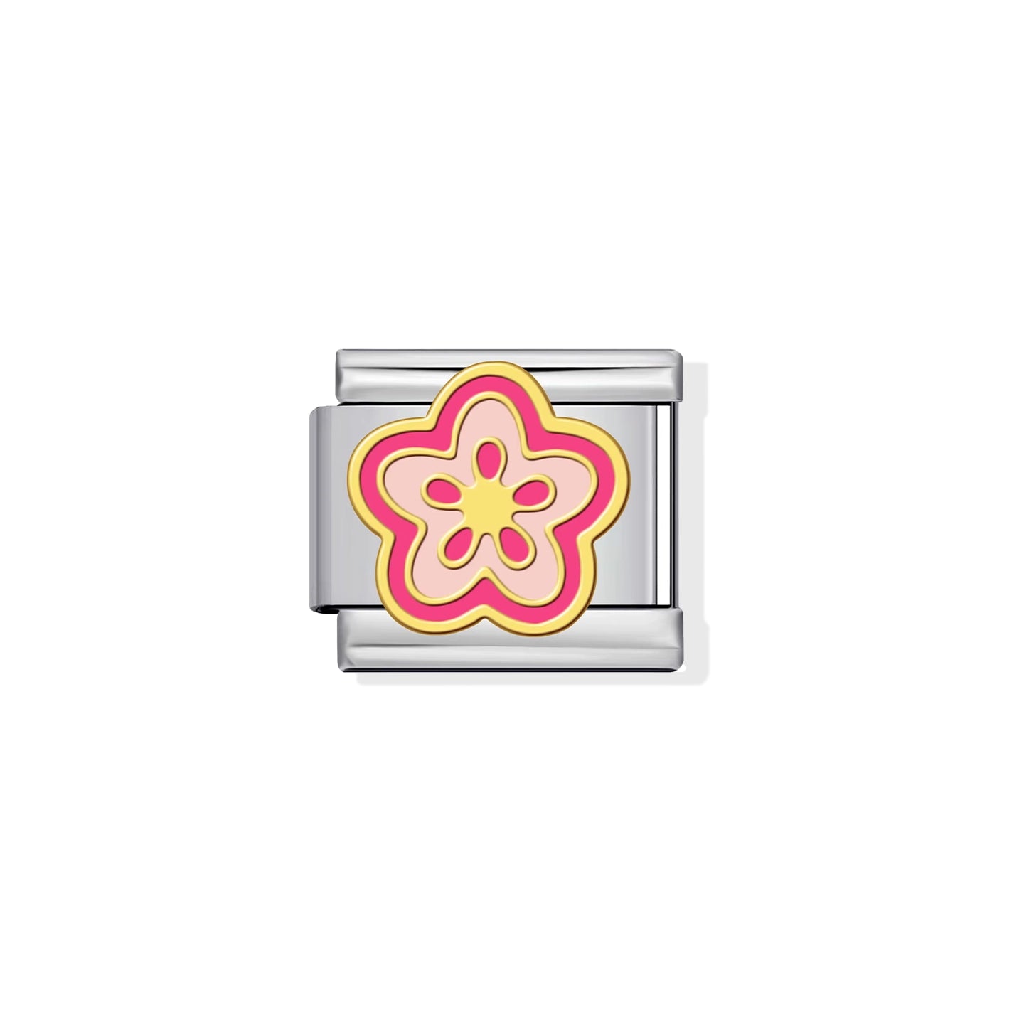 Pink Flower Charm