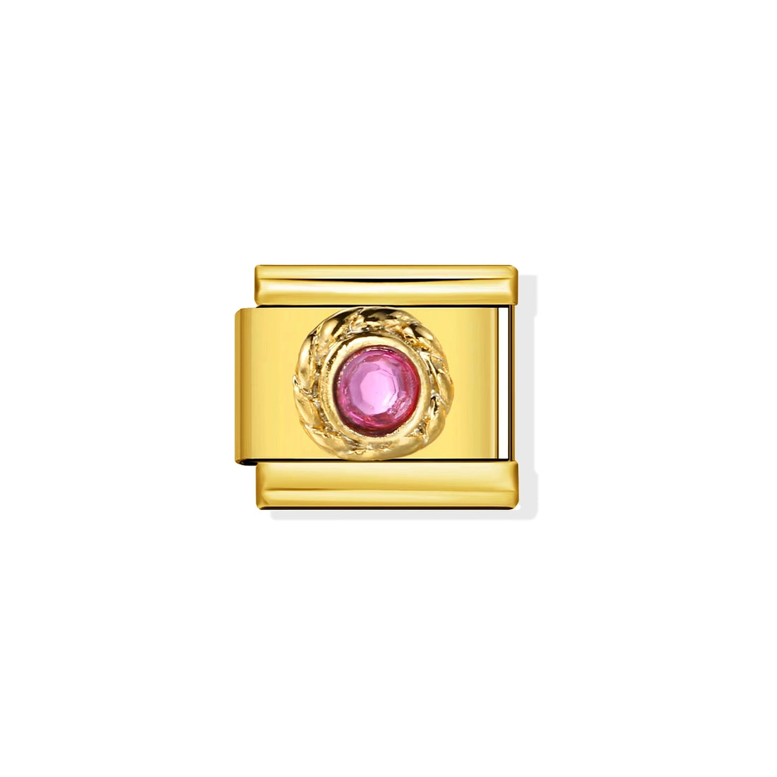 Pink Gemstone Charm