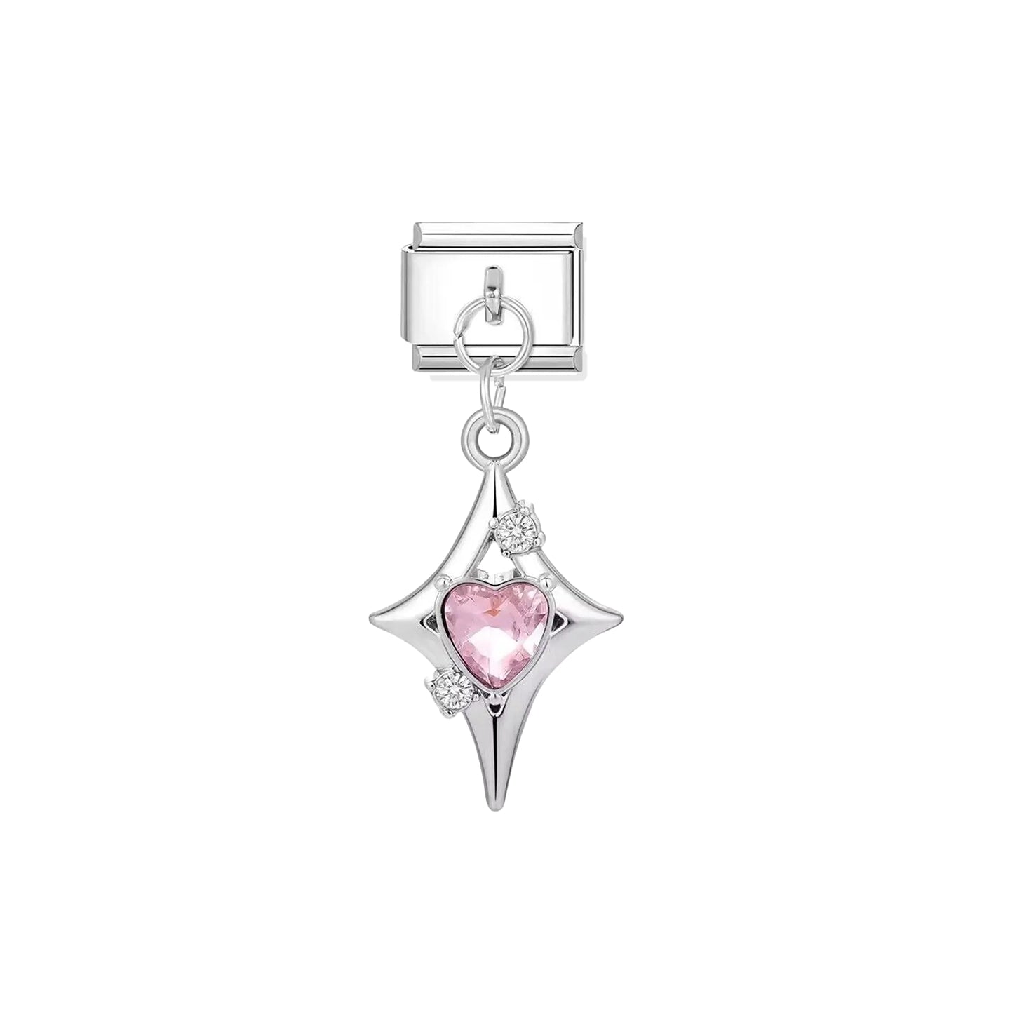 Heart Star Pendant Charm