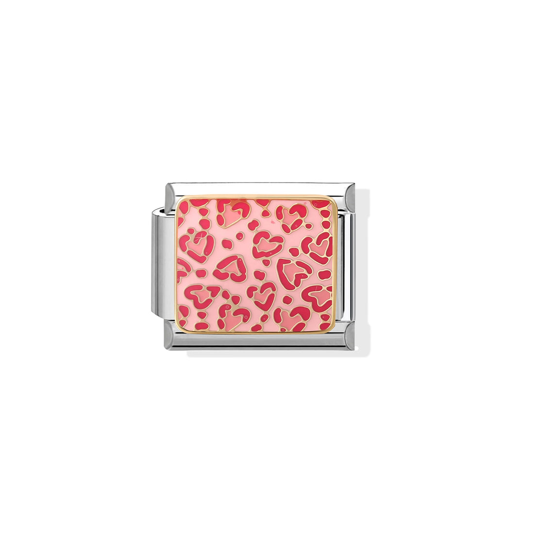 Pink Leopard Pattern Charm