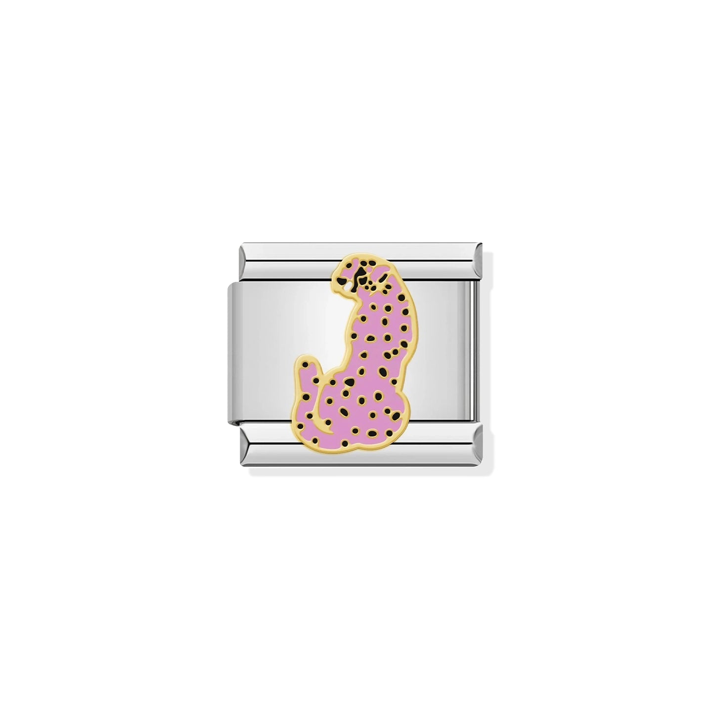Pink Leopard Charm