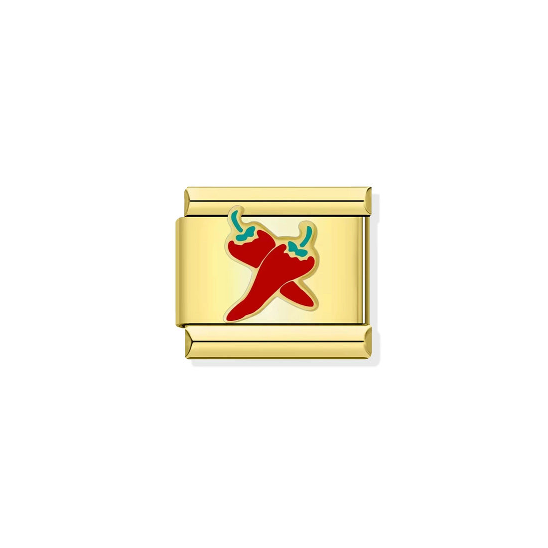 Red Chili Gold Charm