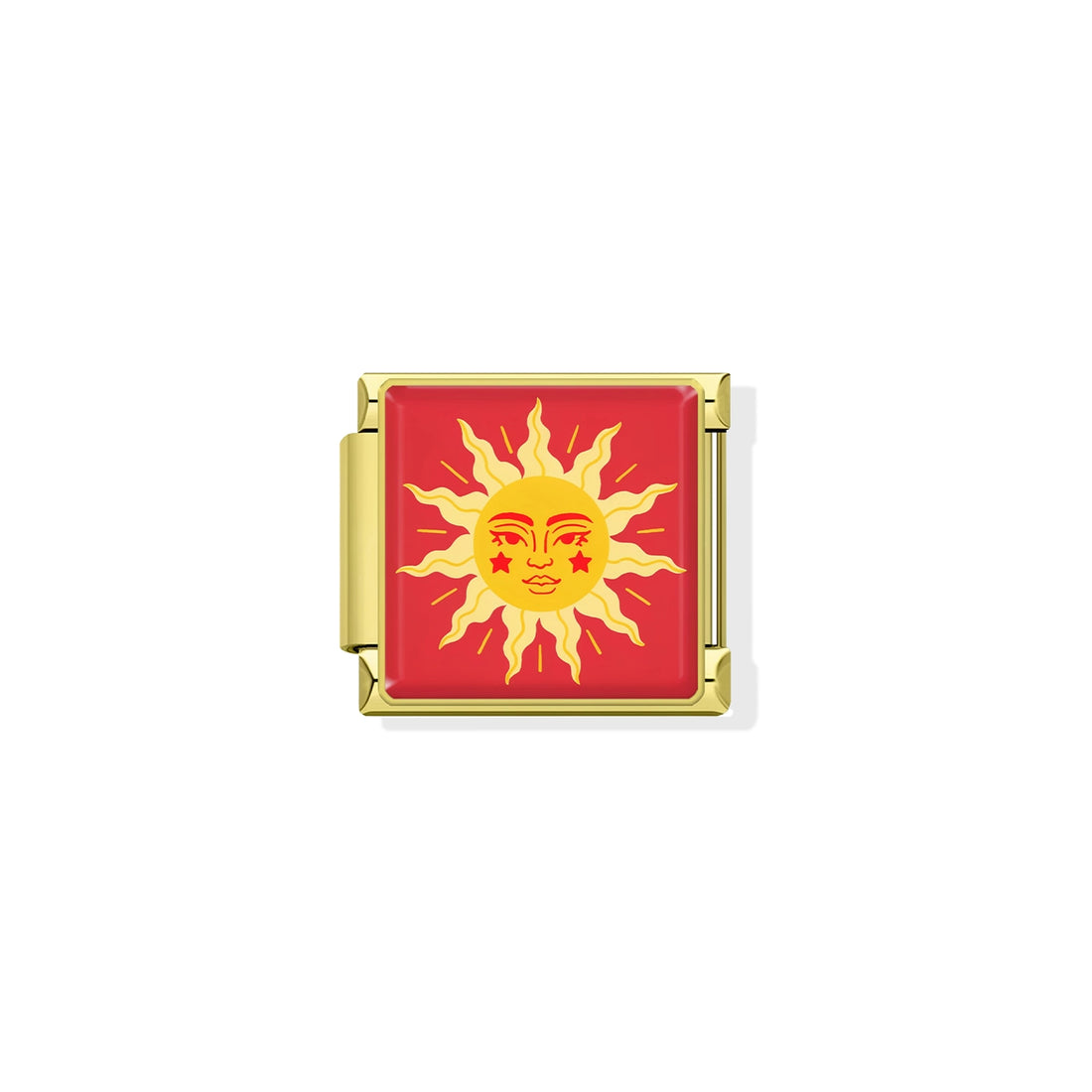 Red Sun Gold Charm