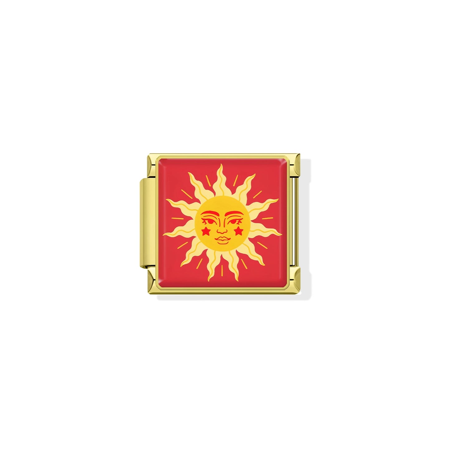 Red Sun Gold Charm